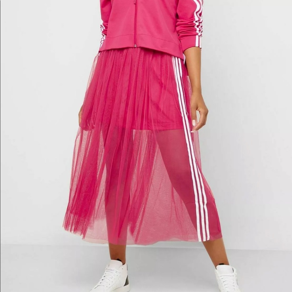 ADIDAS ORIGINALS Tulle Skirt Energy Pink